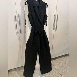 Tahari Women’s Black Belted Jumpsuit